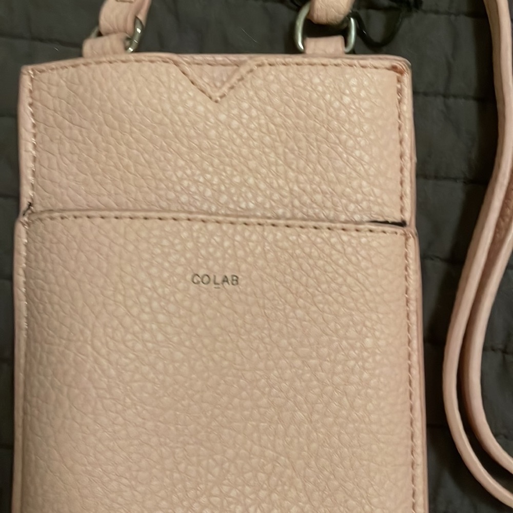 Pink faux leather mini bag - Picture 2 of 4
